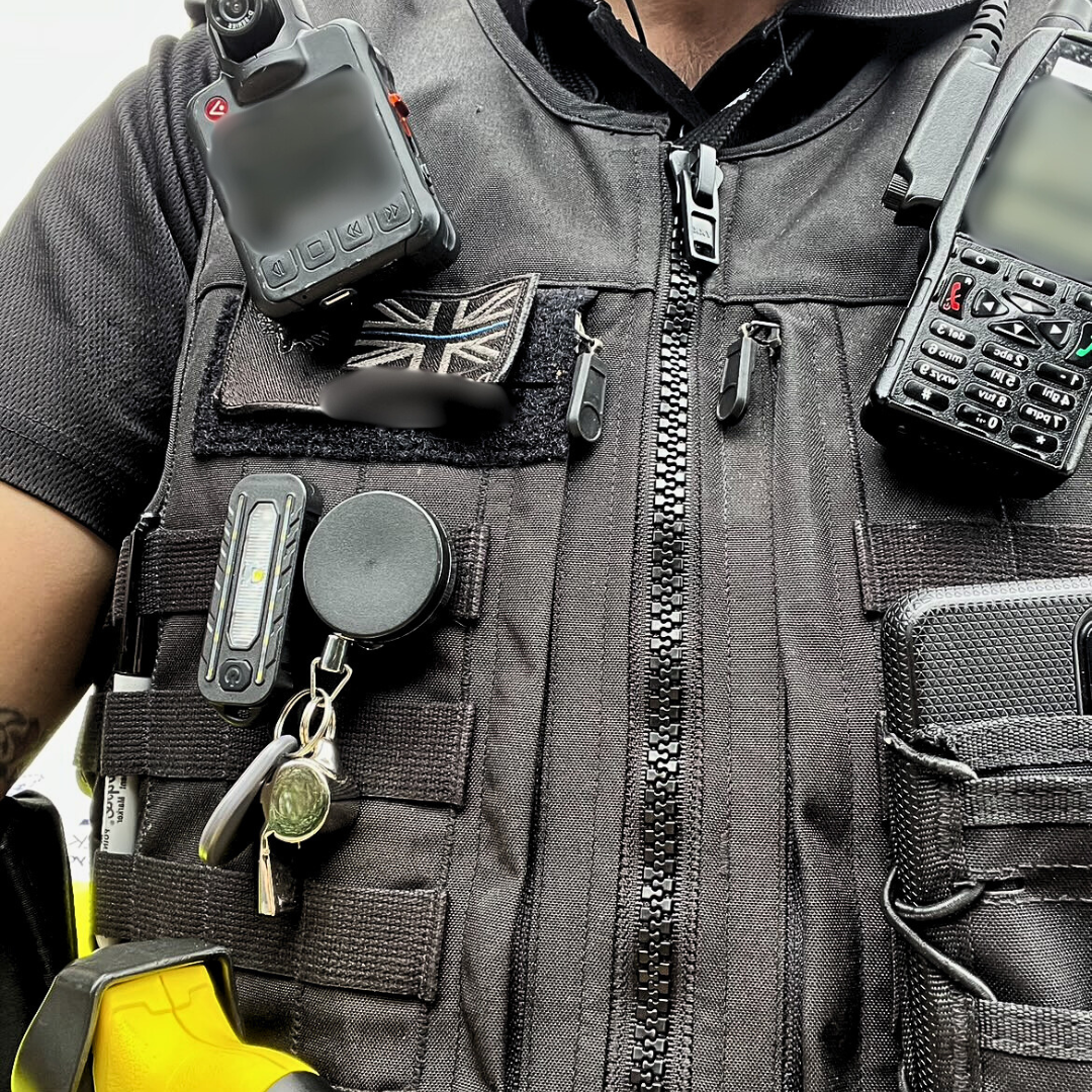 AKRYPT CL2 device tactical chest light provides capability to law enforcement and military