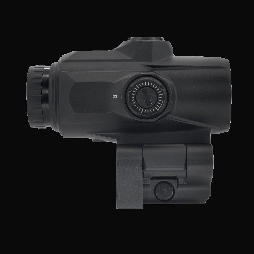 SKOPTIX 5XM 5x prism magnifier, angled side view