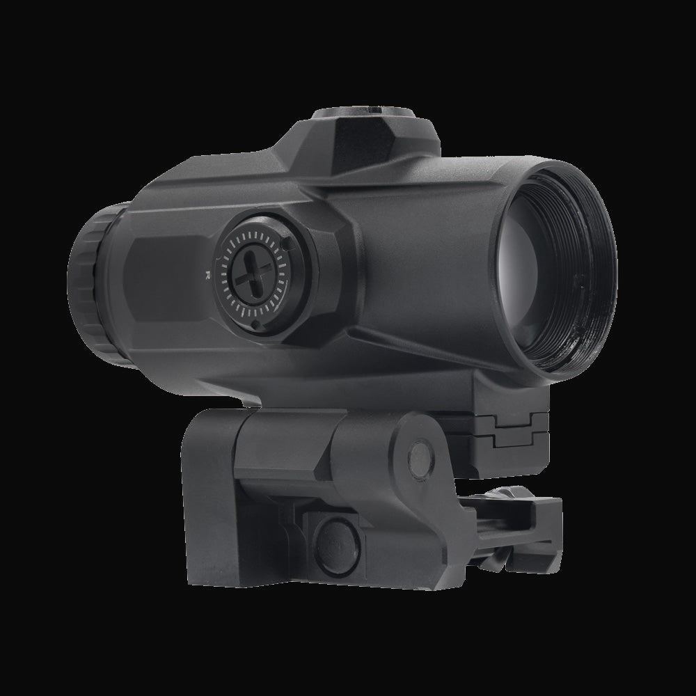 SKOPTIX 5XM 5x prism magnifier, angled rear view